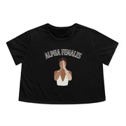 Women's Alpha Flowy Cropped Tee Printify Pikolelie (pee-koh-lay-lee) Activewear T-Shirt